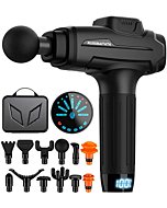 RUISIBAITATA Massage Gun - Muscle Massage Gun Deep Tissue Percussion Massager for Athletes, Upgrade Handheld Relaxation Electric Massager (Black)