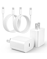 iPhone Charger Fast Charging [Apple MFi Certified], 2Pack 20W PD USB C Wall Charger Block with 6FT Type-C to Lightning Cables Compatible with iPhone 14/13/ 12/11/ XS/XR/X/ 8 / iPad