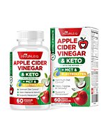 HivoNutra 4X Strength Apple Cider Vinegar Capsules + Keto with MCT Oil & Electrolytes for Women & Men - Weight Management Diet Supplement - Helps Cleanse & Detox - ACV Pills with The Mother