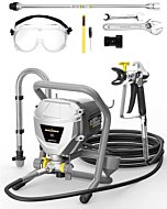 MaXpray M1 Airless Paint Sprayer, Highly Efficient Thinning-Free Minimal Overspray for Up to 10 Gallon DIY Painting Projects Home Interior & House Exterior, Comes with Sprayer Accessories