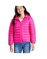 Eddie Bauer Kids' Jacket - CirrusLite Weather Resistant Insulated Quilted Bubble Puffer Coat for Boys and Girls (3-16), Size 3-4, Magenta