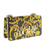 Versace Sketch Couture Crossbody Bag in Black & Gold