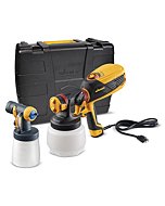 Wagner Spraytech 0529010 FLEXiO 590 Handheld HVLP Paint Sprayer, Sprays Most Unthinned Latex, Includes Two Nozzles - iSpray & Detail Finish Nozzle, Complete Adjustability for All Needs , Multi-colored