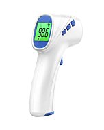 Forehead Thermometer for Adults and Kids, Digital Infrared Thermometer Gun with Fever Alarm, Fast Accurate Results, Easy for All Ages