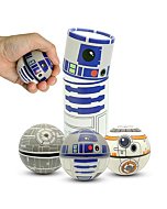 NINOSTAR StarWar Stress Balls Set - Pop Fidget Toy for Kids and Adults, Stress Relief Fidget, Anti Stress Squeeze Toy - Use for Play/Decor/Help Relieve Stress/Improve Concentation and Focus