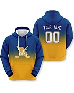 Kannva Custom St Louis Hoodie Customized Hockey Sweatshirt Personalized Pullover Add Name Number Sports Fan Gifts for Men Women Youth