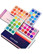 Color Board Eyeshadow Palette, Highly Pigmented 60 Shades Matte Shimmer Glitter Makeup Palette, Waterproof Blendable Eye Shadow, No Flaking, Little Fall Out, Stay Long, Hard Smudge, Cruelty- Free Makeup Pallet , Full Face Eye Make Up for Beginners Any Ski