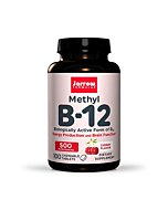 Jarrow Formulas Methyl B-12 - Dietary Supplement - 100 Chewable Tablets, Cherry Flavored Supplement - Bioactive Vitamin B12 - Supports Cellular Energy and Cardiovascular Support Non-GMO & Gluten Free