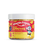 Vitamin Friends All Natural Vegan Children's Appetite Stimulant and Weight Gainer with Boost Appetite Gummies, 1 Pack, 60 Count, Orange Flavor Vitamin