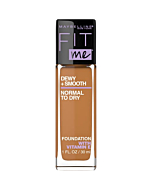 Maybelline Fit Me Dewy + Smooth Foundation Makeup, Coconut, 1 Count