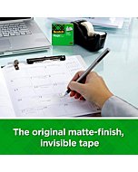 Scotch Magic Tape, 6 Rolls, Numerous Applications, Invisible, Engineered for Repairing, 3/4 x 650 Inches, Boxed (6122)