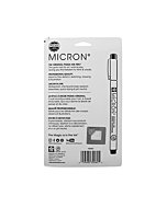 Sakura Pigma 30062 Micron Blister Card Ink Pen Set, Black, Ass't Point Sizes 6CT Set