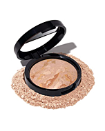 LAURA GELLER NEW YORK Award-Winning Baked Balance-n-Brighten Color Correcting Powder Foundation - Fair - Buildable Light to Medium Coverage - Demi-Matte Natural Finish