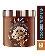 Dreyer's, Cookies and Cream Ice Cream, 1.5 qt (Frozen)