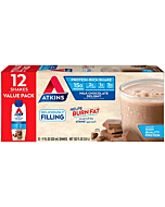 Atkins Gluten Free Protein-Rich Shake, Milk Chocolate Delight, Keto Friendly (Pack of 12), 11 Fl Oz