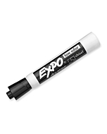 EXPO 80661 Low-Odor Dry Erase Markers, Chisel Tip, Black, 4-Count