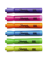 Sharpie Tank Highlighters Assorted Fluorescent Colors | Chisel Tip Highlighter Pens, 12 Count