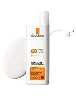 La Roche-Posay Anthelios Light Fluid Face Sunscreen Broad Spectrum SPF 60, Sensitive Skin Sunscreen, Oxybenzone Free, Oil Free, Non-Comedogenic