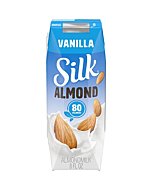 Silk Shelf-Stable Almond Milk Singles, Vanilla, Dairy-Free, Vegan, Non-GMO Project Verified, 8 Oz, (Pack of 18)