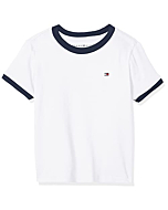 Tommy Hilfiger Boys Ken Tee (Toddler/Little Kids), Classic White, 4/Regular