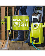 Sun Joe SPX3000 2030 Max PSI 1.76 GPM 14.5-Amp Electric High Pressure Washer, Cleans Cars/Fences/Patios