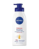 NIVEA Intense Healing Body Lotion, 72 Hour Moisture for Dry to Very Dry Skin, Body Lotion for Dry Skin, 16.9 Fl Oz Pump Bottle