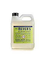 Mrs. Meyer's Hand Soap Refill, Made with Essential Oils, Biodegradable Formula, Lemon Verbena, 33 fl. oz