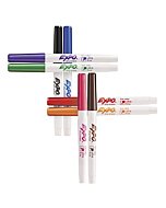 EXPO Low Odor Dry Erase Markers, Ultra-Fine Tip, Assorted Colors, 8 Pack