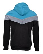 Mooncolour Mens Novelty Color Block Hoodies Cozy Sport Autumn Outwear Black US Large Black US Large