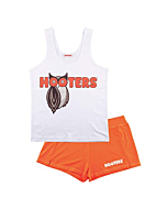 Hooters Outfit for Women Halloween Costume, Party Attire or Dress Up Tank / Short Set Officially Licensed By Ripple Junction Medium