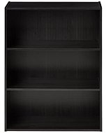 Furinno Pasir 3-Tier Open Shelf Bookcase, Brown