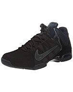 Nike Mens Air Visi Pro Vi Nbk Black/Anthracite Ankle-High Nubuck Basketball Shoe - 11M