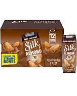 Silk Shelf-Stable Almond Milk Singles, Vanilla, Dairy-Free, Vegan, Non-GMO Project Verified, 8 Oz, (Pack of 18)