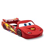 Disney/Pixar Cars Lightning McQueen Toddler-To-Twin Bed with Toy Box by Delta Children