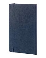 Moleskine Classic Notebook, Hard Cover, Large (5" x 8.25") Ruled/Lined, Sapphire Blue, 240 Pages