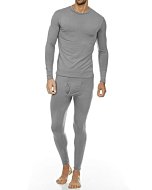 Thermajohn Long Johns Thermal Underwear for Men Fleece Lined Base Layer Set for Cold Weather (Large, Grey)