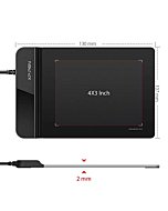 Drawing Tablet-XP-Pen G430S OSU Tablet Graphic Drawing Tablet with 8192 Levels Pressure Battery-Free Stylus, 4 x 3 inch Ultrathin Tablet for OSU Game, Online Teaching Compatible with Window/Mac