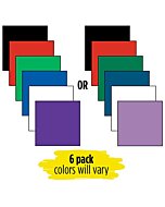 Five Star 4-Pocket Folders, 6 Pack, Fits 3-Ring Binders, Holds 11" x 8-1/2", Assorted Colors Will Vary (38056)