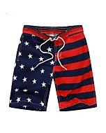 GETUBACK Boys Swim Trunks Boys Quick Dry Shorts Fashion Summer Beach Shorts US Flag Red Blue Tag Size S