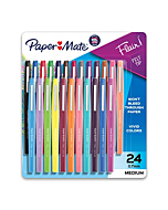 Paper Mate Flair Felt Tip Pens | Medium Point 0.7 Millimeter Marker Pens | Back to School Supplies for Teachers & Students | Assorted Colors, 24 Count