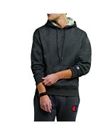 Champion Men's Hoodie, Powerblend, Fleece Striped Sweatshirt for Men (Reg. or Big & Tall)