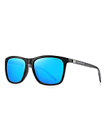 MERRY'S Unisex Polarized Aluminum Sunglasses Vintage Sun Glasses For Men/Women S8286 (Blue, 56)