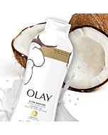 Olay Ultra Moisture Coconut Oasis Body Wash, for Smooth and Healthy Looking Skin, 22 Fl Oz (Pack of 4)