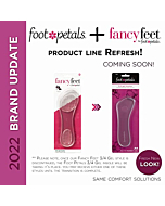 Foot Petals womens Gel 3/4 Insole Comfort Shoe Insert, Gel, No Size M US