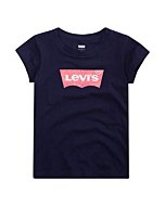 Levi's Girls' Toddler Classic Batwing T-Shirt, Peacoat Navy, 2T