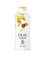 Olay Ultra Moisture Shea Butter Body Wash with B3 Complex - 22 Fl Oz (Pack of 4)