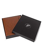 Forevermore Portfolios Padfolio Binder - Professional Faux Leather Travel Organizer Pouch for Tablet, Documents, Presentation Folders, Business Cards - Zipper Closure, Removable 3-Ring Notepad - Brown