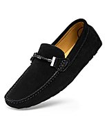 Go Tour New Mens Casual Loafers Moccasins Slip On Driving Shoes Black 10.5/45