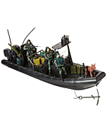 Click N Play Military Special Operations Combat Dinghy Boat 26 Piece Play Set with Accessories.