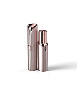 Finishing Touch Flawless Facial Hair Remover for Women, Blush/Rose Gold Electric Face Razor for Women with LED Light for Instant and Painless Hair Removal